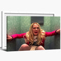 White Chicks Poster Funny Bathroom Wall Art - 90s Retro Canvas