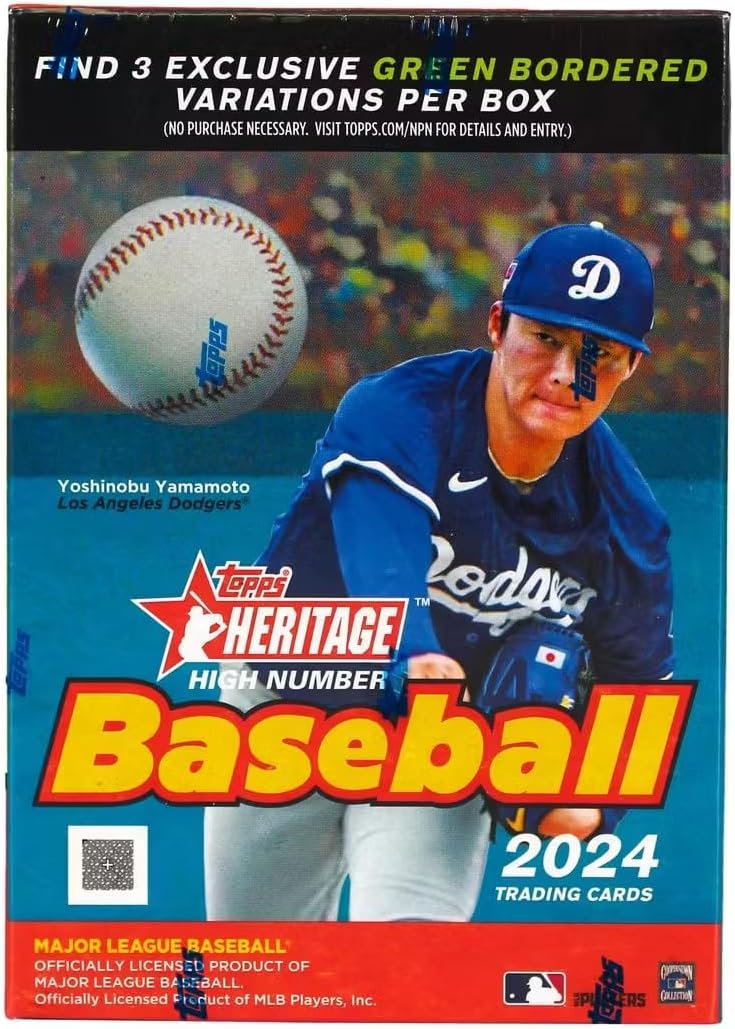 2024 Topps Heritage High Number Baseball Blaster Box Review