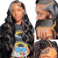 IUPin 13x4 Lace Front Wig 24 in Body Wave - Natural Look