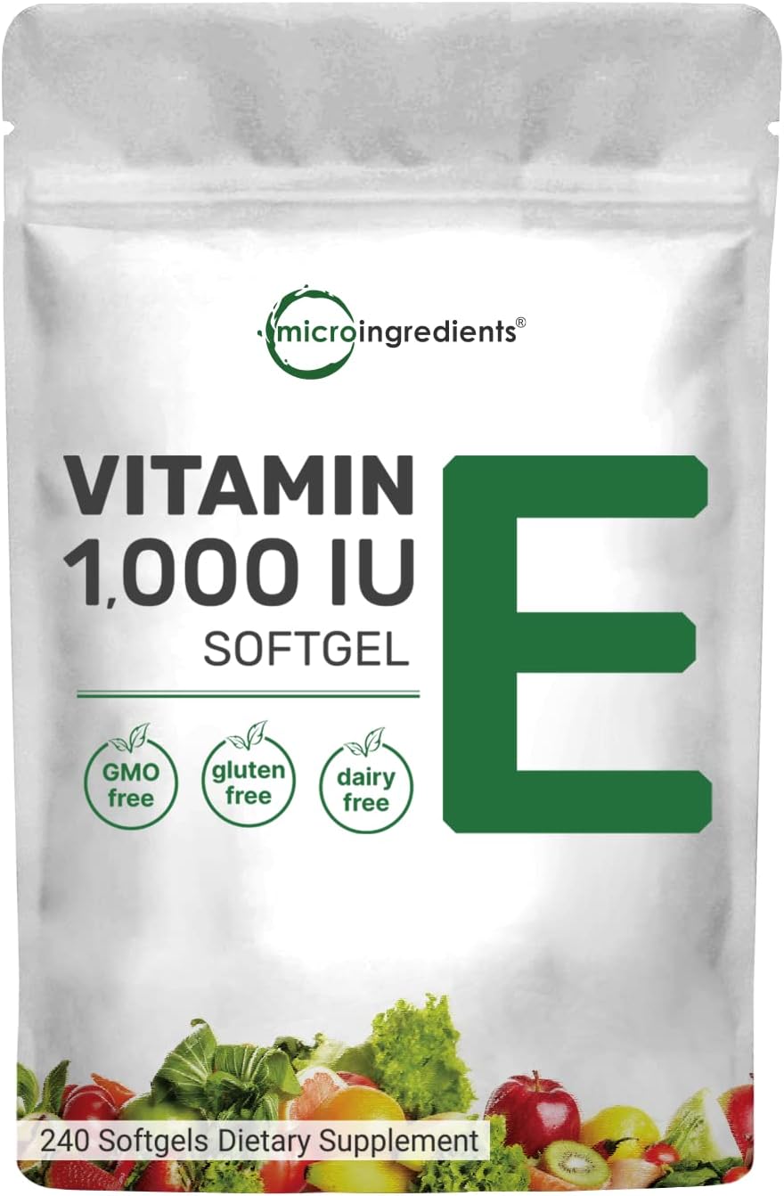 Pure Vitamin E Antioxidant Softgels