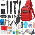 Emergency Survival Kit with 151 Pcs Essential Gear for Outdoors