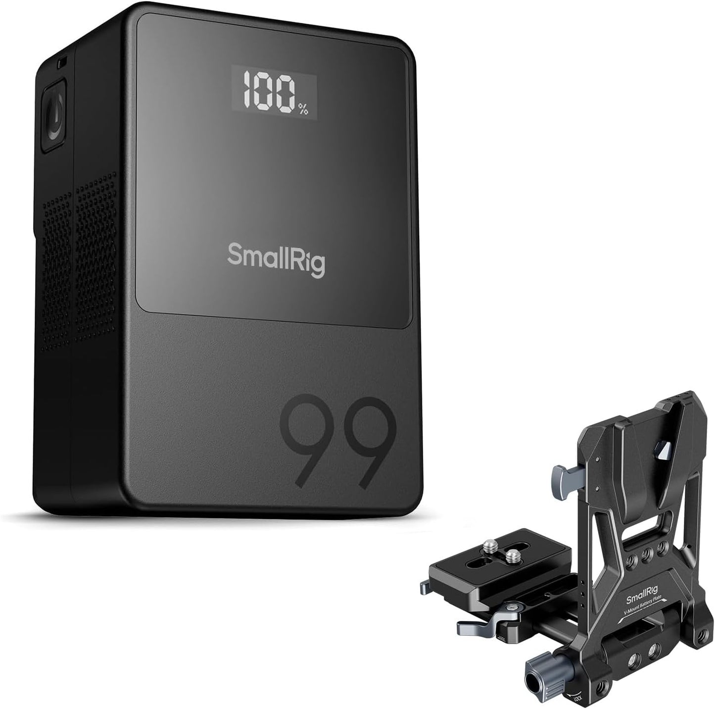 Compact 99Wh V Mount Battery - 2H Charge, 100W Output