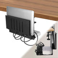 LUKETURE Desk Side Storage Laptop Holder - Space-Saving Under Desk