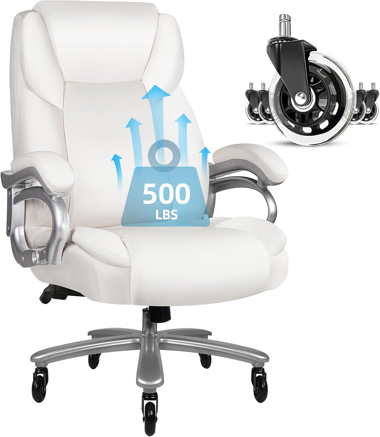 VITESSE Heavy Duty Office Chair for Low Back Pain Relief