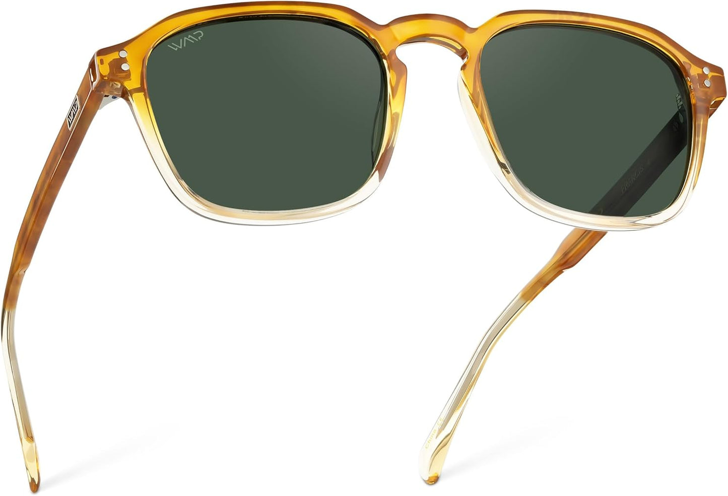 WMP Eyewear Men's Polarized Square Sunglasses for Modern Style