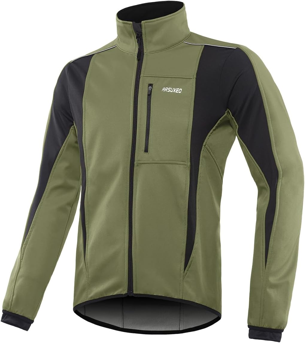 ARSUXEO Winter Warm UP Thermal Softshell Cycling Jacket Review