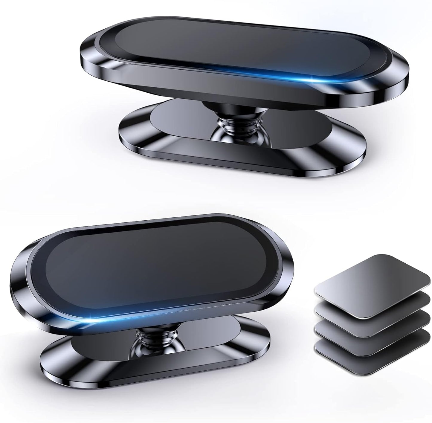 Secure Hold: 2-Pack Magnetic Car Phone Mount