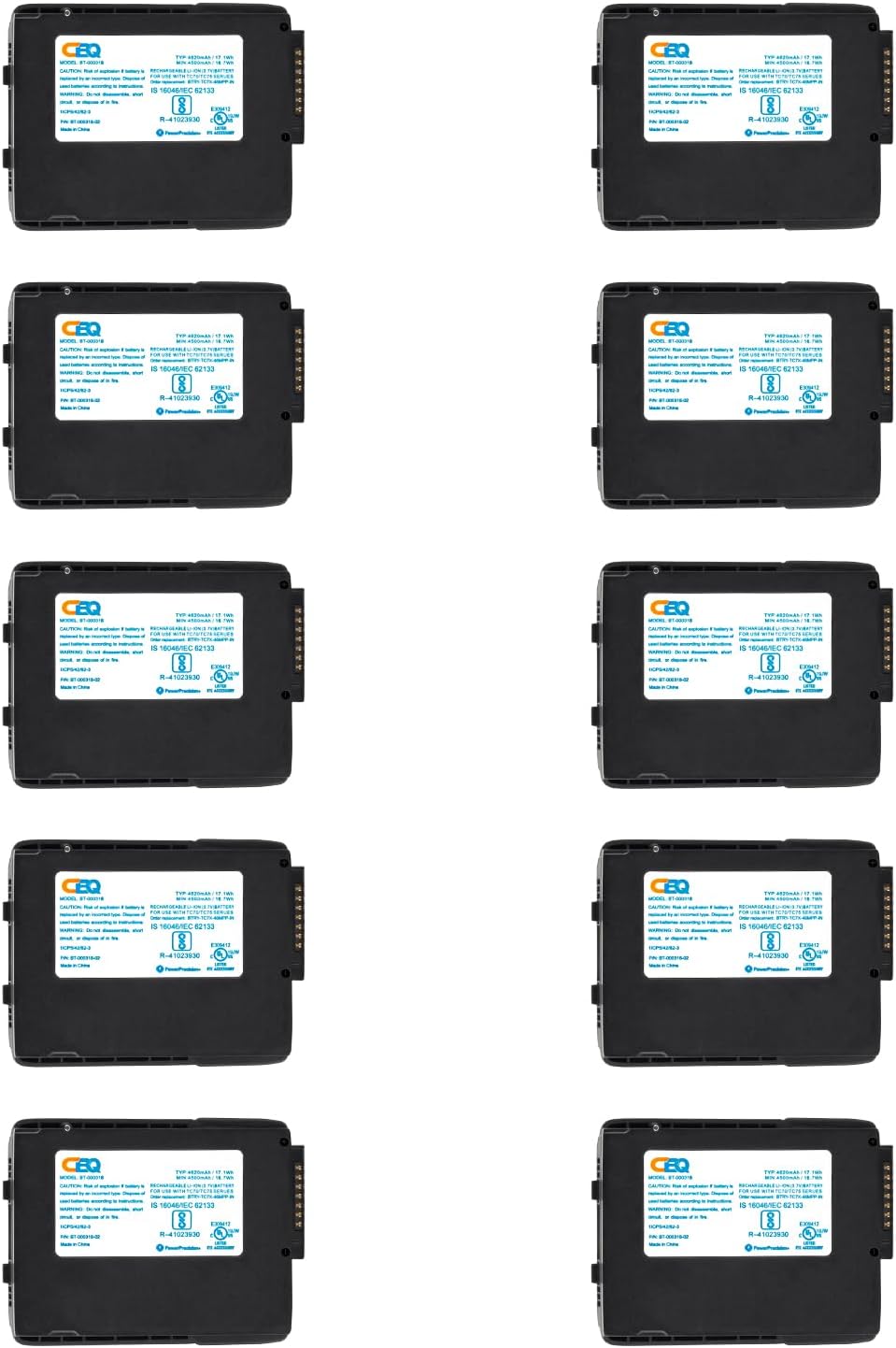 Long-lasting CBQ Battery for Zebra Barcode Scanners