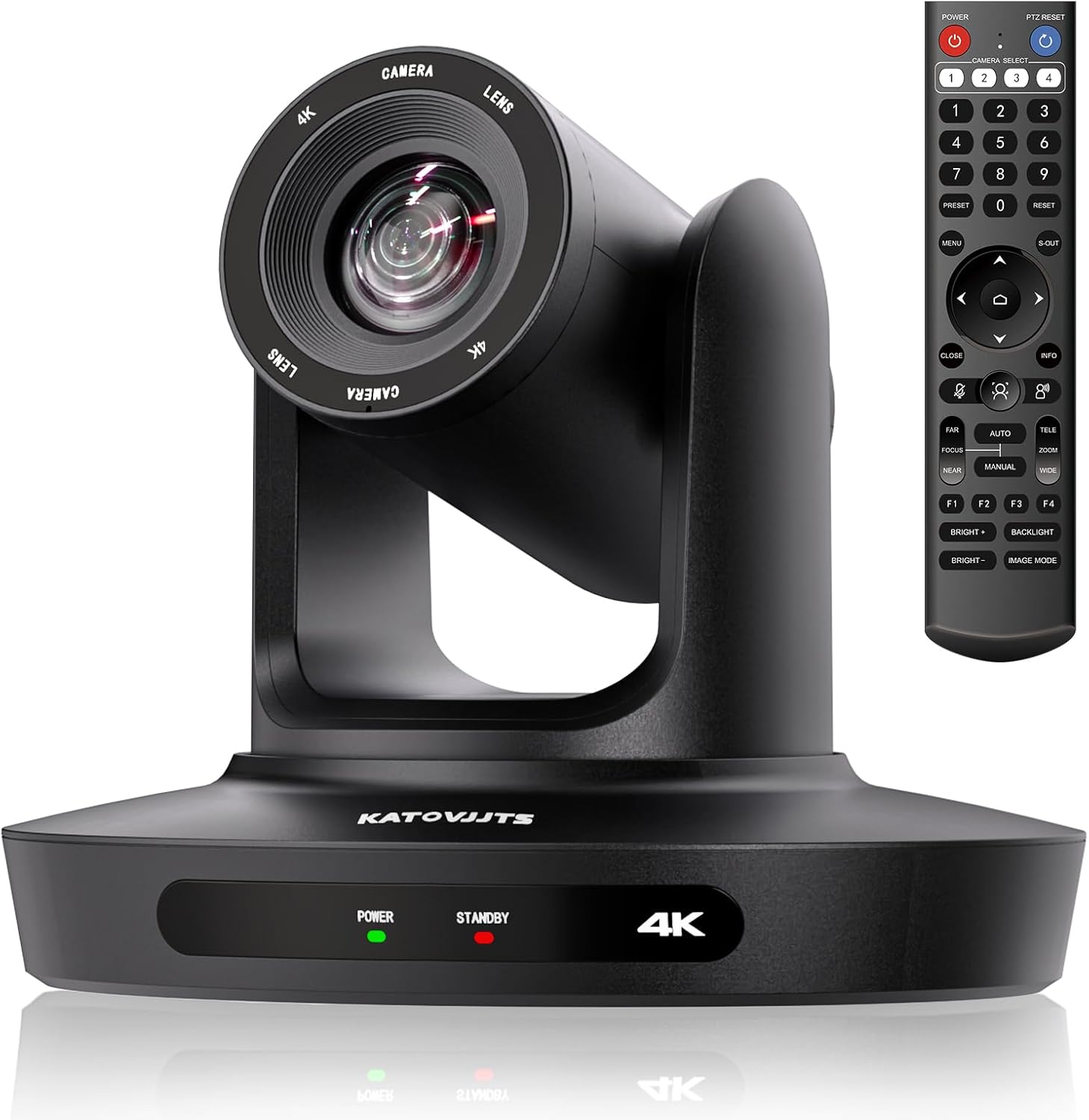 PTZ Camera 4K UHD with 20X Optical Zoom for Live Streaming