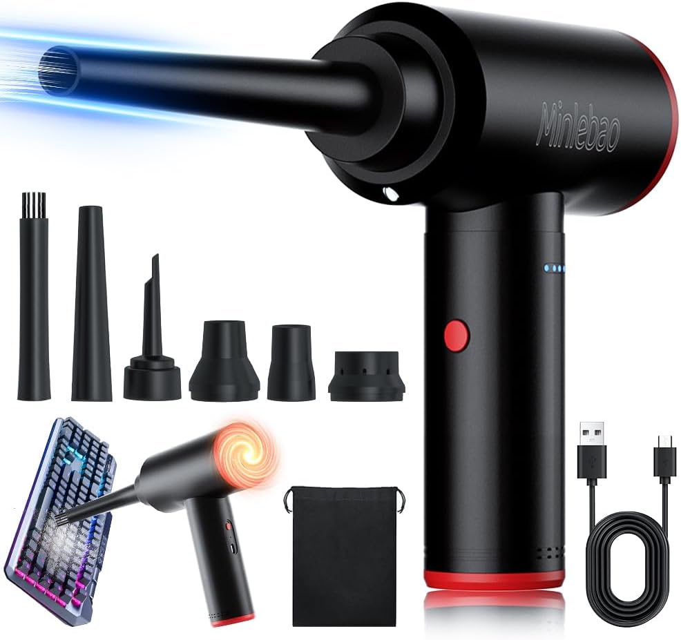 Powerful Cordless Air Duster & Vacuum - Minlebao