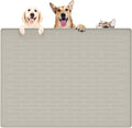 Large Pet Food Mat 39.4x29.5 in - Waterproof Silicone Feeding Mat