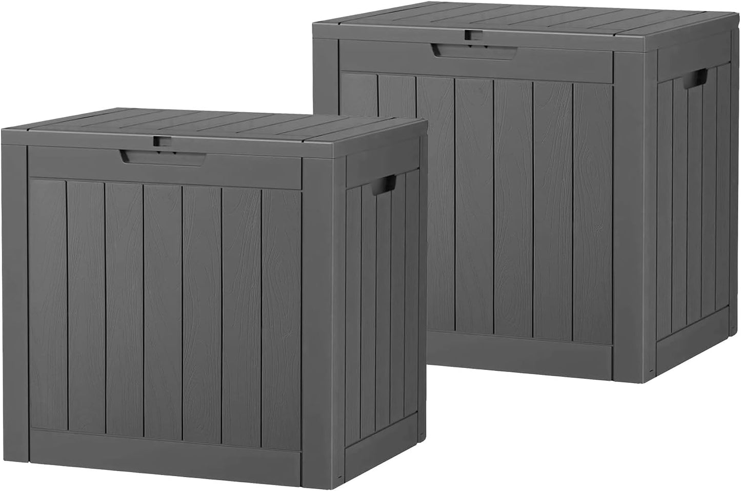KAMABOKO 32 Gallon Deck Box Set of 2 for Outdoor Storage