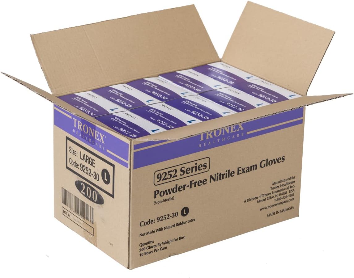 TRONEX 9252 Nitrile Exam Gloves for Comfort and Protection