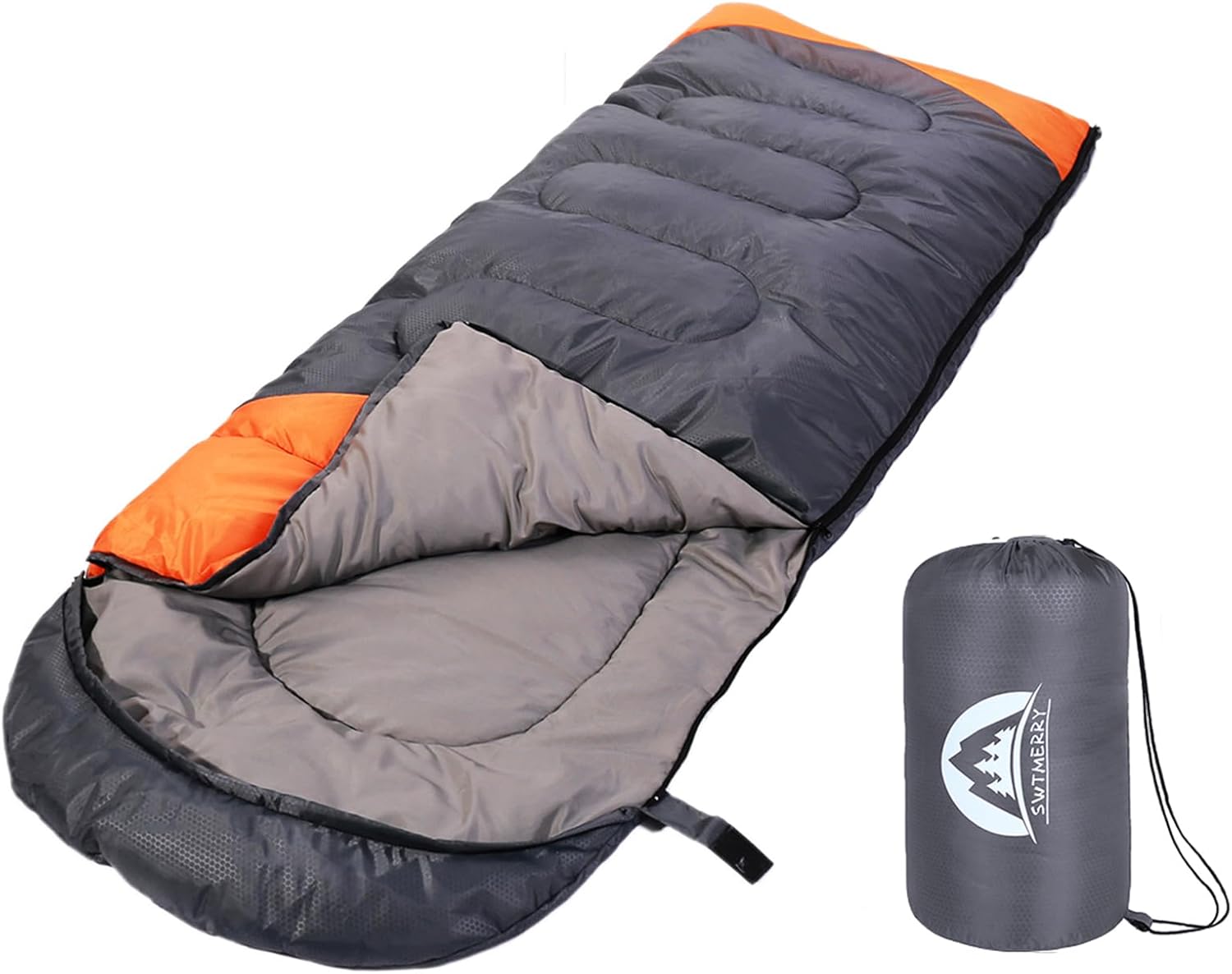 SWTMERRY Sleeping Bag for 3 Seasons - Lightweight & Waterproof