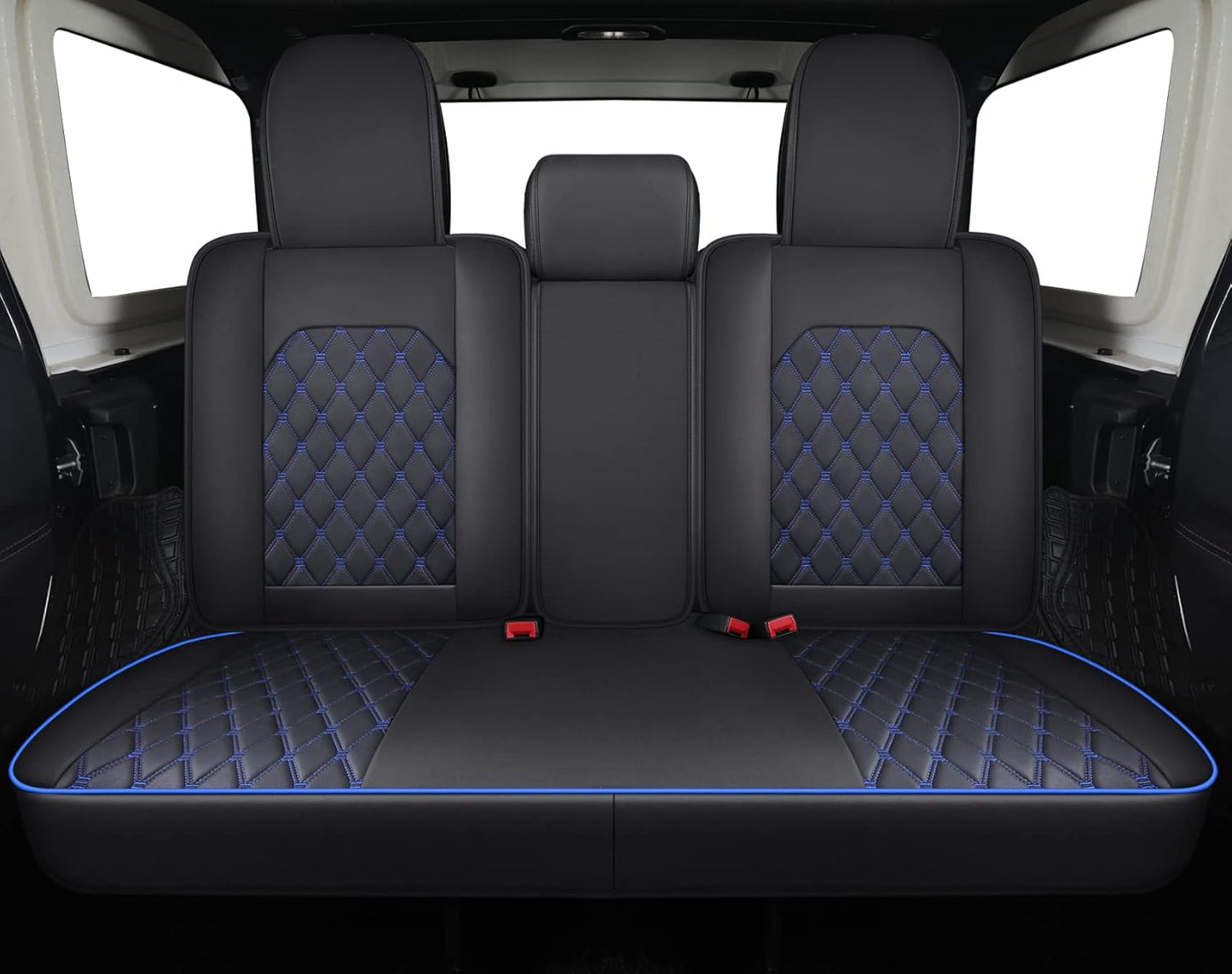 Aierxuan Jeep Wrangler JK JL Back Seat Covers Custom Fit
