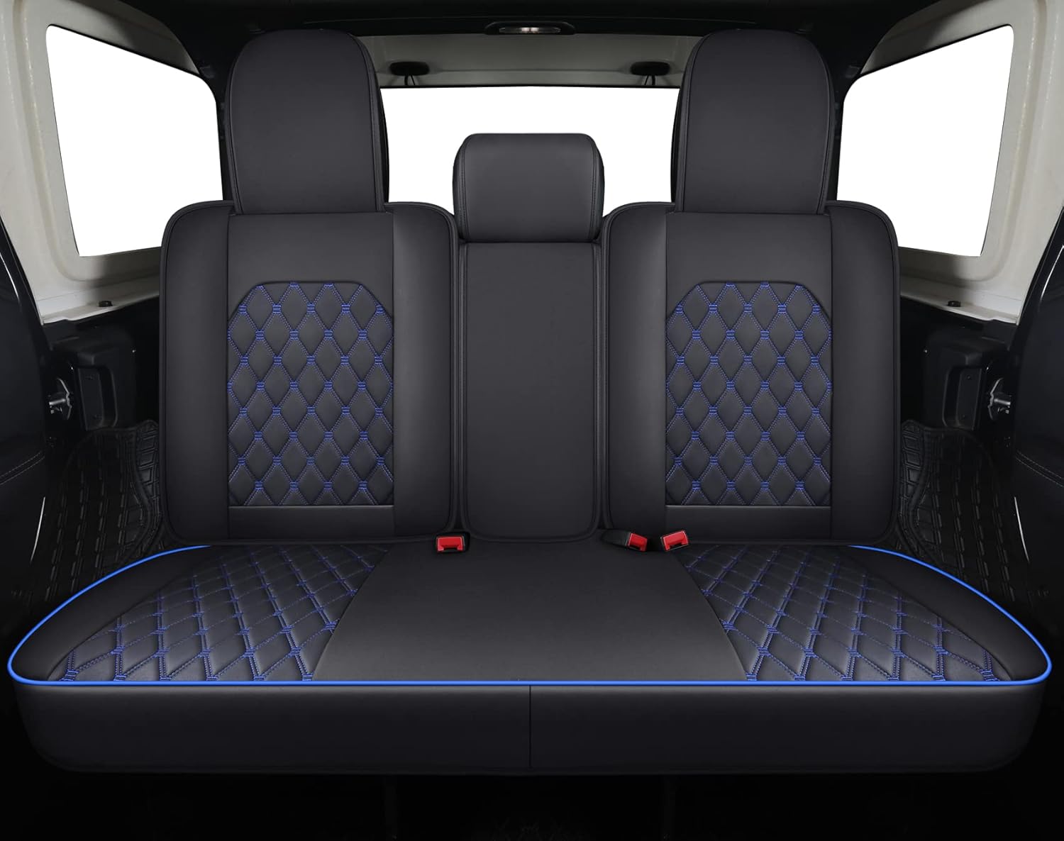 Aierxuan Jeep Wrangler JK JL Back Seat Covers Custom Fit