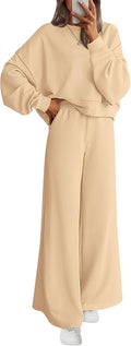 Cozy Fall 2025 Women's 2 Piece Sweatsuit Set by PRETTYGARDEN
