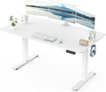 Veken 55 x 23.6 in Electric Standing Desk - Quiet, Stable Height