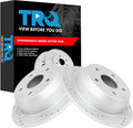 TRQ Rear Performance Brake Rotors Set for Jeep Grand Cherokee