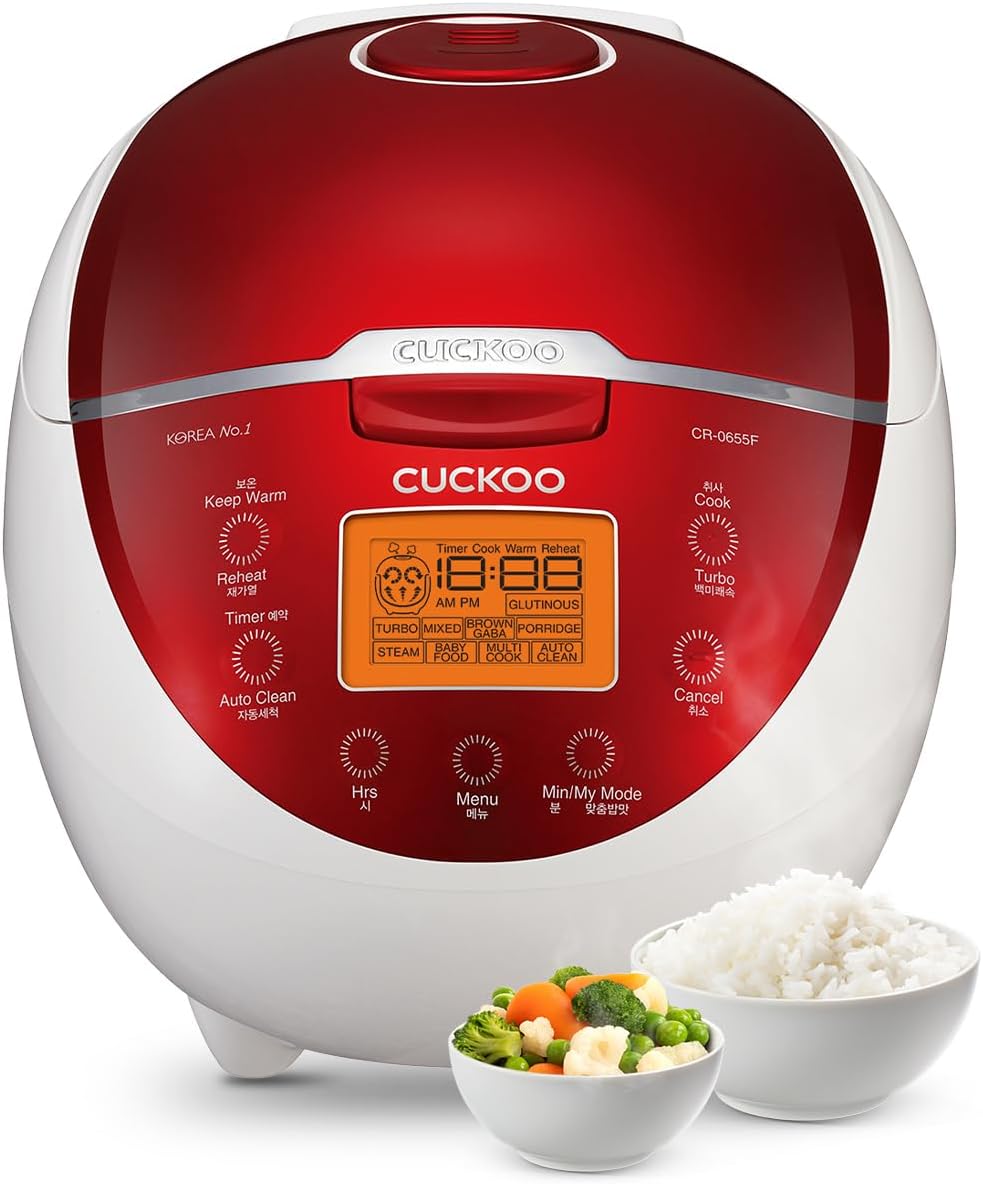 CUCKOO Micom Rice Cooker 6 Cup Uncooked with Smart Cooking