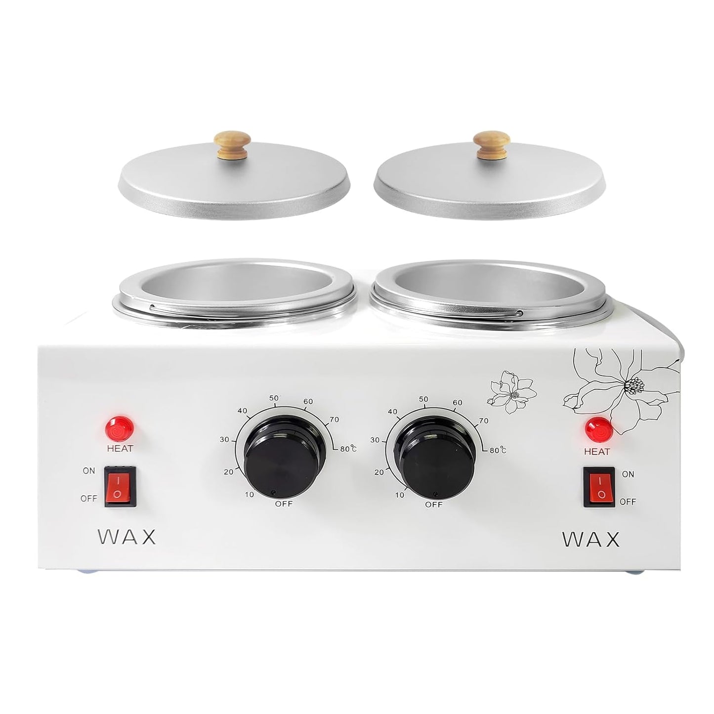 1.2L Double Portable Wax Warmer Machine for Painless Hair Removal
