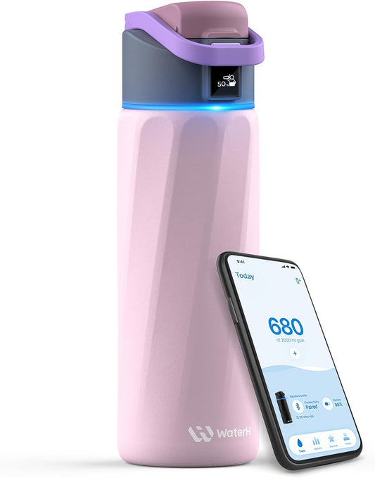 24oz Smart Water Bottle - Stay Hydrated with Reminder