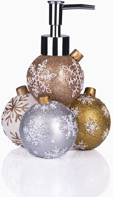 Christmas Ball Soap Dispenser Set - GreenDisplay
