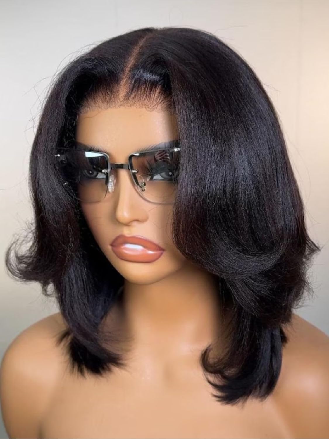 Yaki Straight Glueless Bob Wig for Effortless Style and Comfort