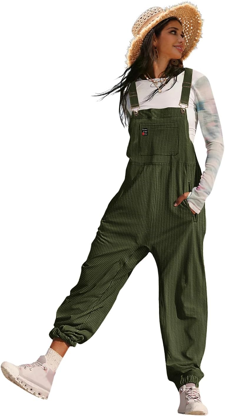 Stylish YESNO Women's Casual Corduroy Overalls for Every Occasion