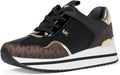 Michael Kors Women's Raina Trainer Sneaker - Logo Canvas & Metallic