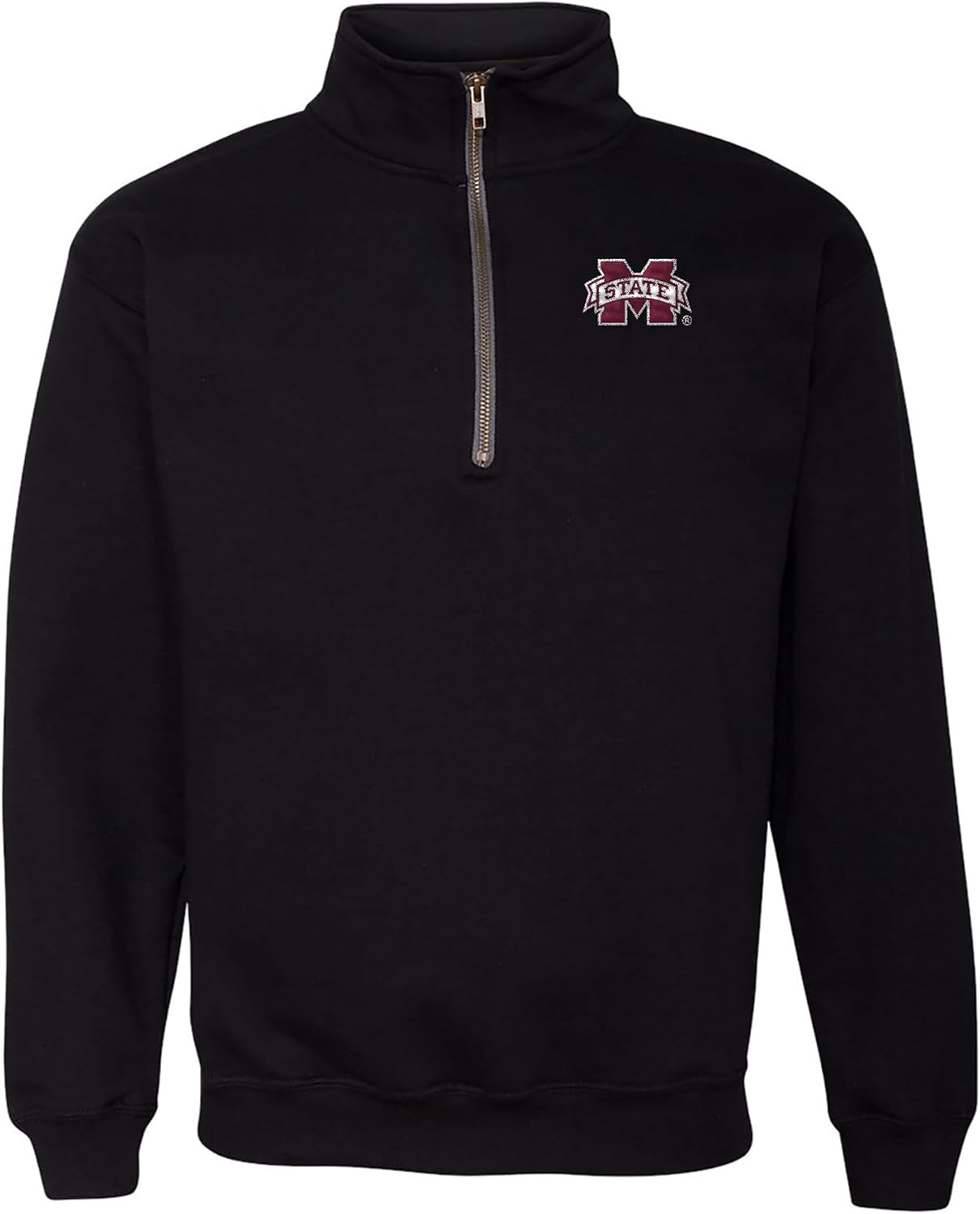 NCAA Primary Logo Quarter Zip Sweatshirt for Mississippi State