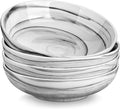 MALACASA 40 OZ Large Pasta Bowls Set of 4 for Elegant Dining