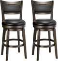 PrimeZone Swivel Bar Stools Set of 2, 24 in Counter Height