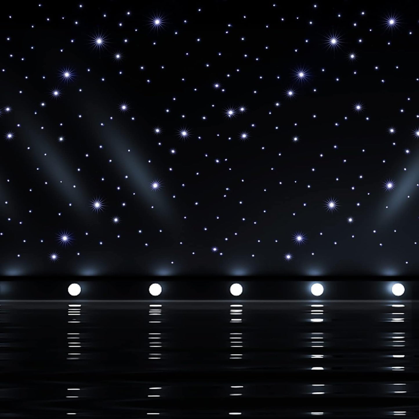 10x20ft LED Star Curtain for Stunning Event Decor