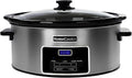8-Quart Digital Programmable Slow Cooker with Timer - Serves 10
