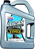 Lucas Oil 2-Cycle Snowmobile Oil 1 Gallon Pack of 4 - Low Smoke