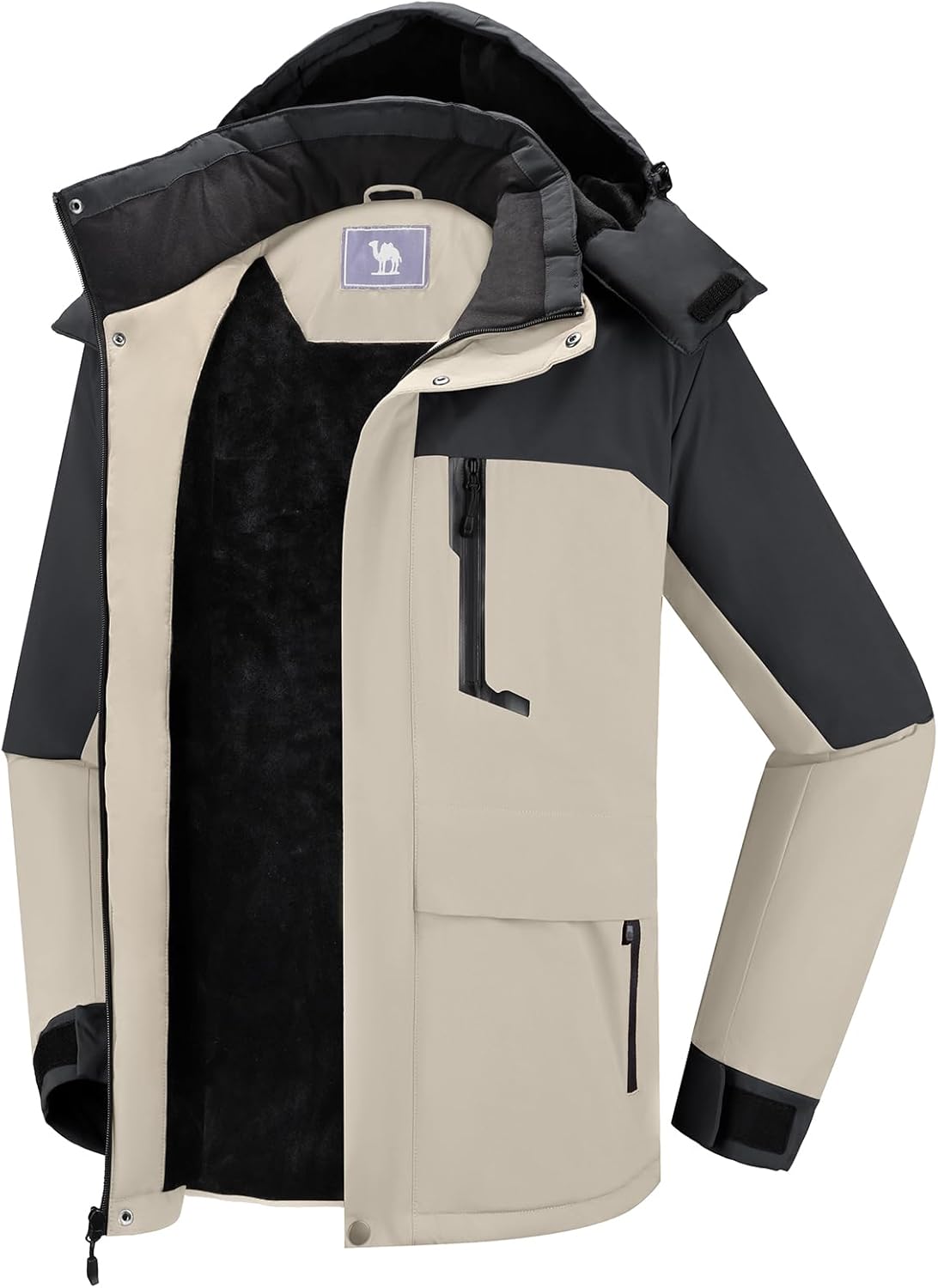 CAMEL CROWN Winter Ski Jacket: Waterproof & Windproof