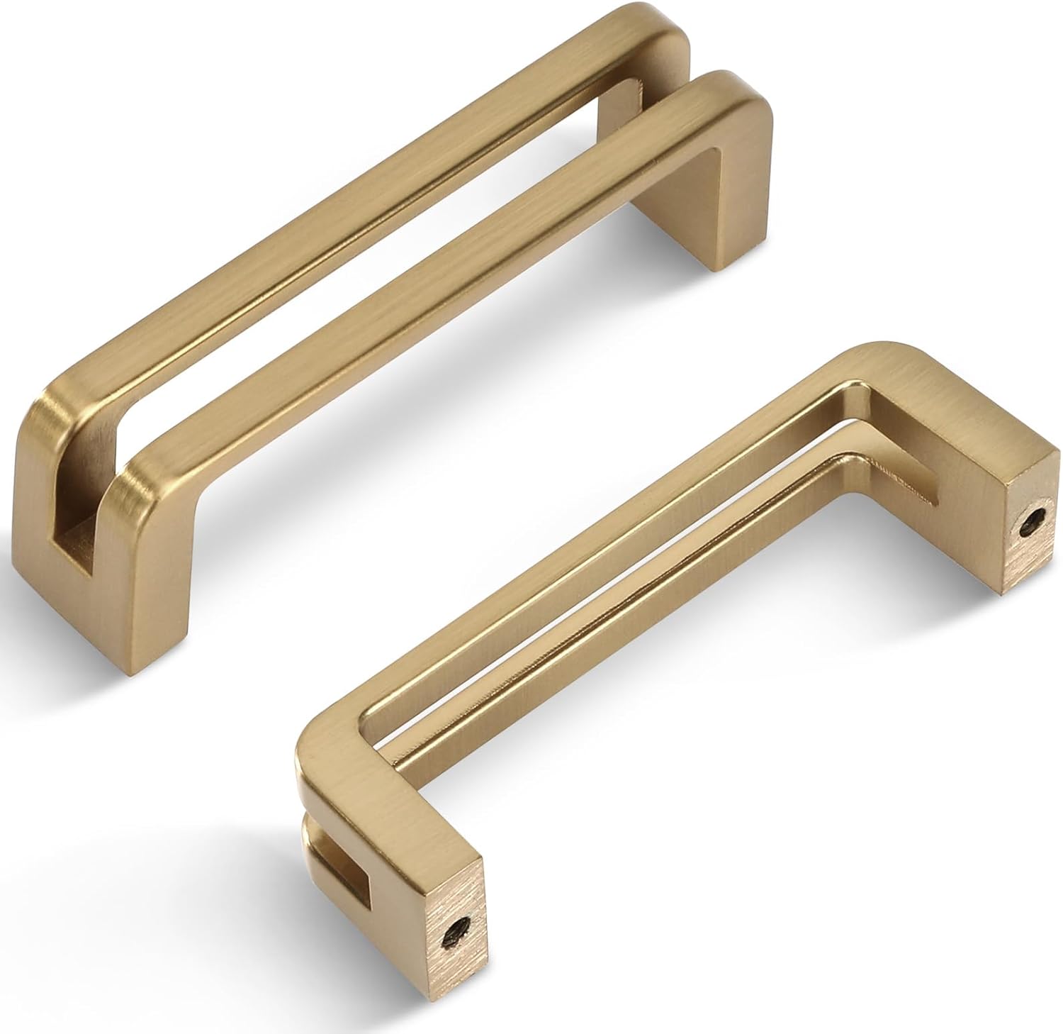 3 Inch Hole Center Champagne Bronze Cabinet Pulls for Luxury Homes