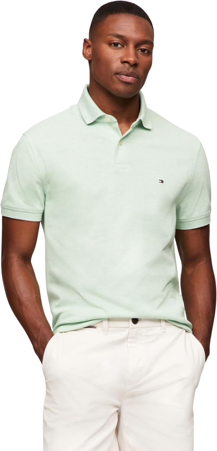 Tommy Hilfiger Men's Classic Fit Polo Shirt with Stretch Comfort