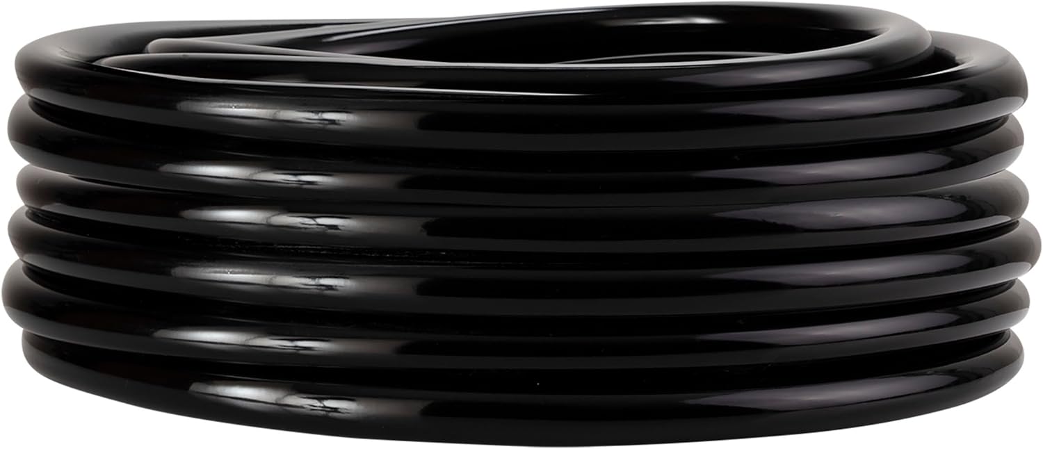 Flexible 100ft PVC Tubing for Ponds and Fountains, Black