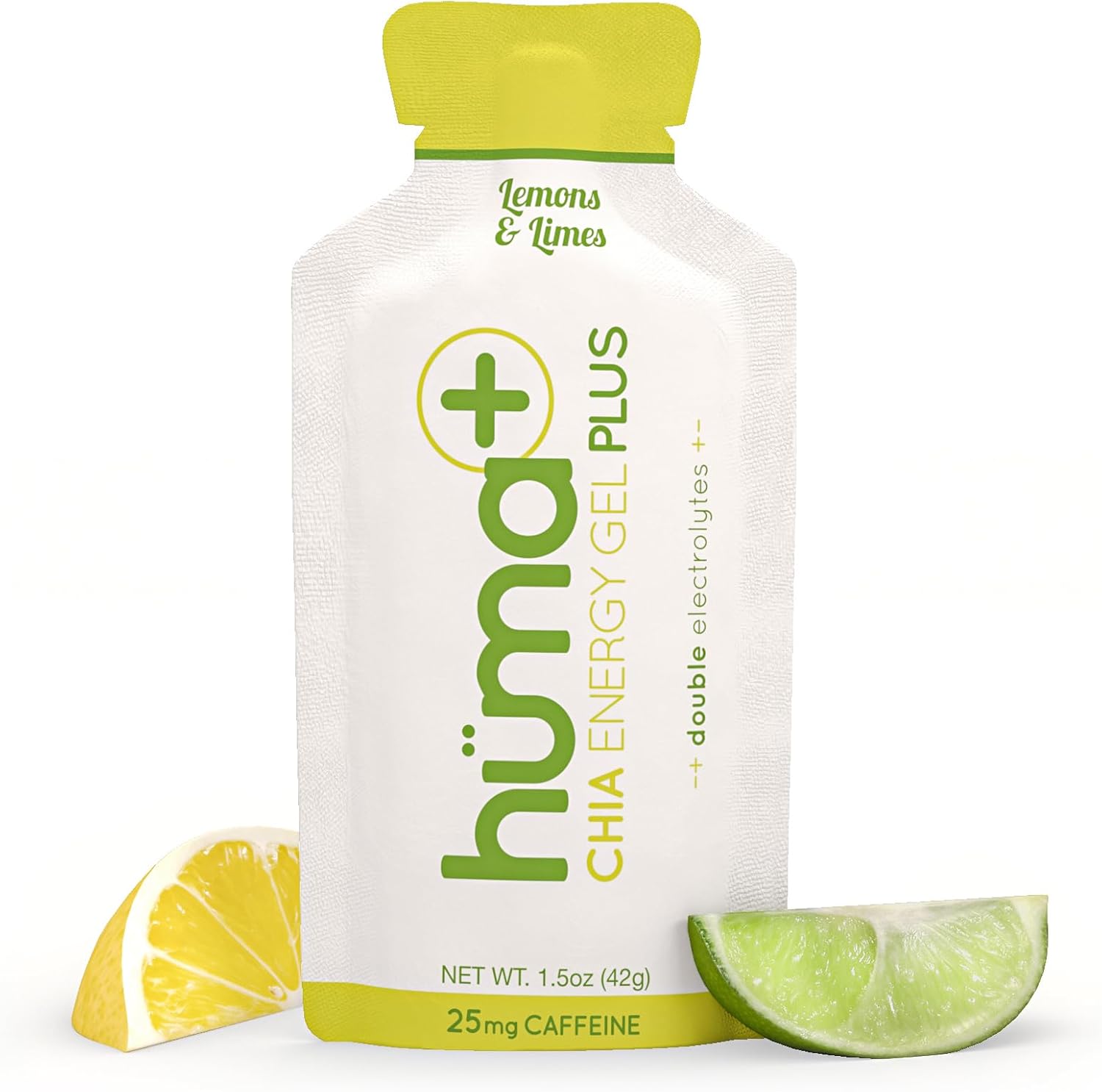 Huma Plus Chia Energy Gel with Double Electrolytes for Endurance
