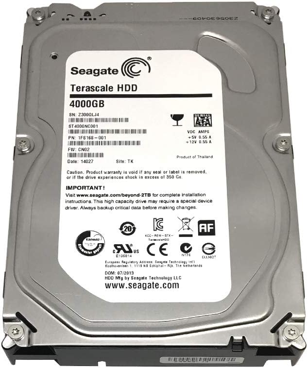 Seagate ST4000NC001 4TB Cloud Drive for NAS and RAID Systems
