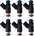 TRQ Fuel Injector Set Compatible with Select GM V6 Engines - Direct