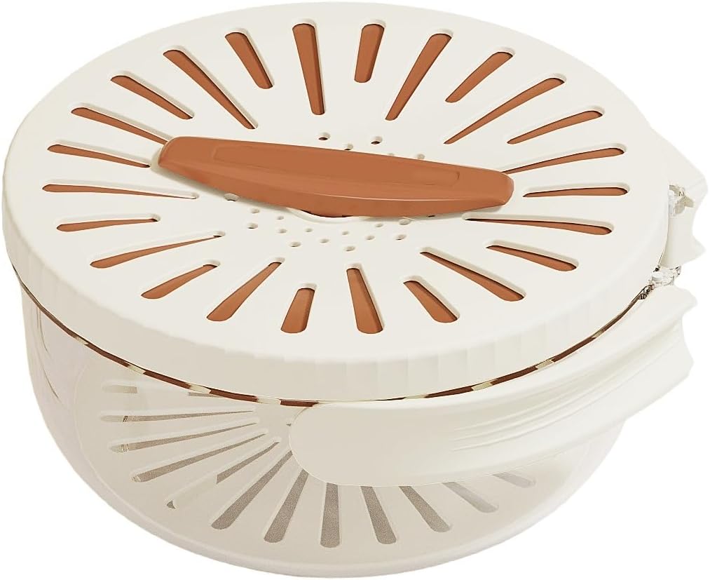 Foldable Drain Bowl for Fresh Food Storage & Washing