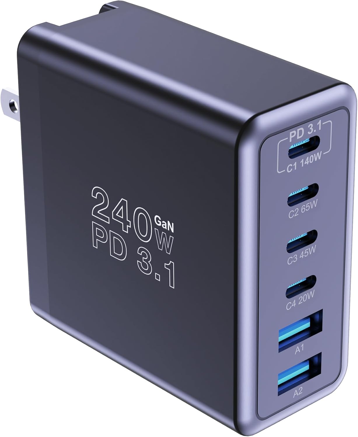 240W USB C Charger for Fast Charging Multiple Devices Efficiently