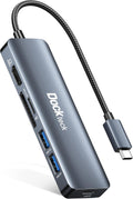 USB C Hub Multiport Adapter - 6-in-1 4K@60Hz Dock for Laptops