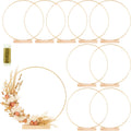 10 Pack Floral Hoop with Holders and 38-Yard Paddle Wire - DIY