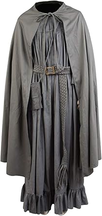 Gandalf Cosplay Costume Robe Cloak for Men - High Quality Design