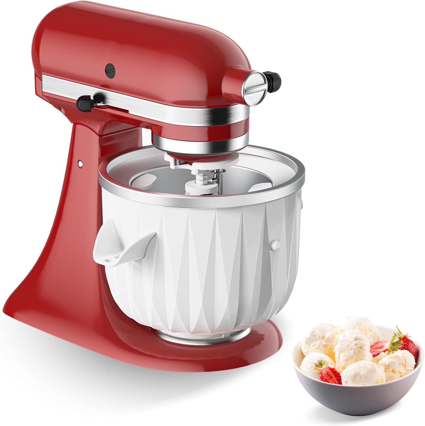 FoCollK 2-Qt Ice Cream Maker for KitchenAid