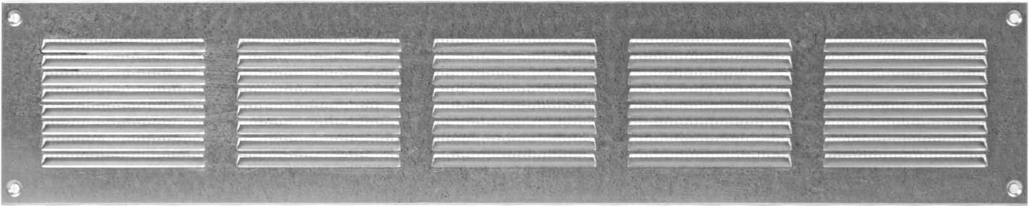 Galvanized Air Vent Cover 20 x 4 Inch for Ceiling and Sidewall